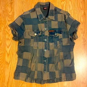 Short Sleeve Jean Jacket